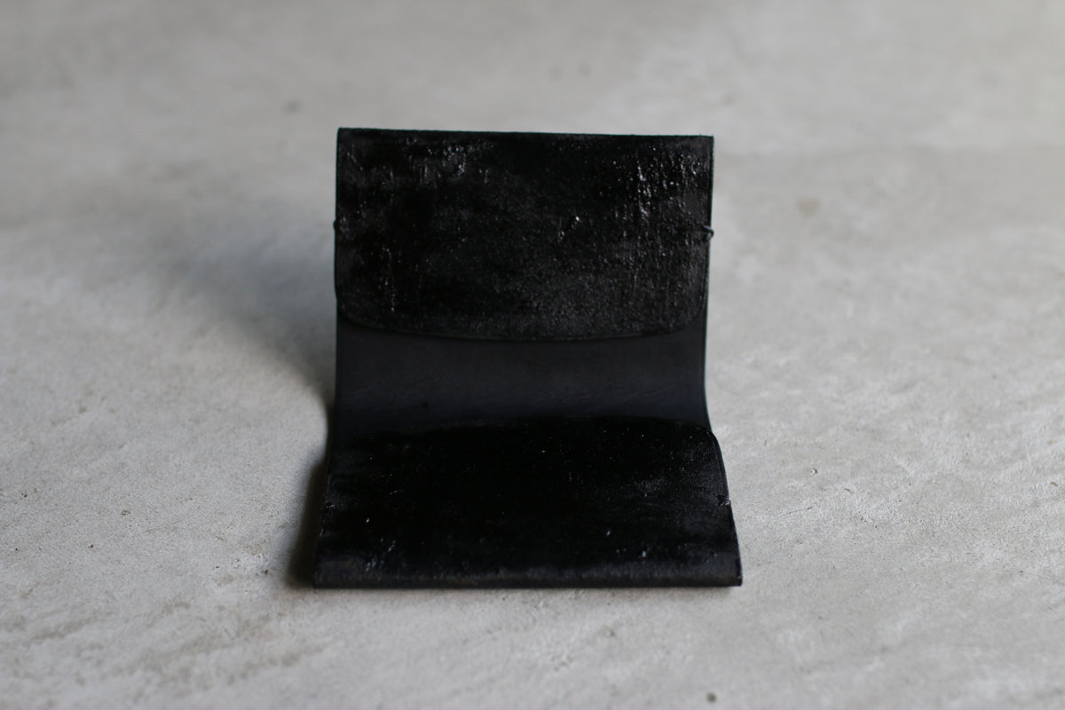 【Akiwo Hidaka / 漆皮】Card Case / Black