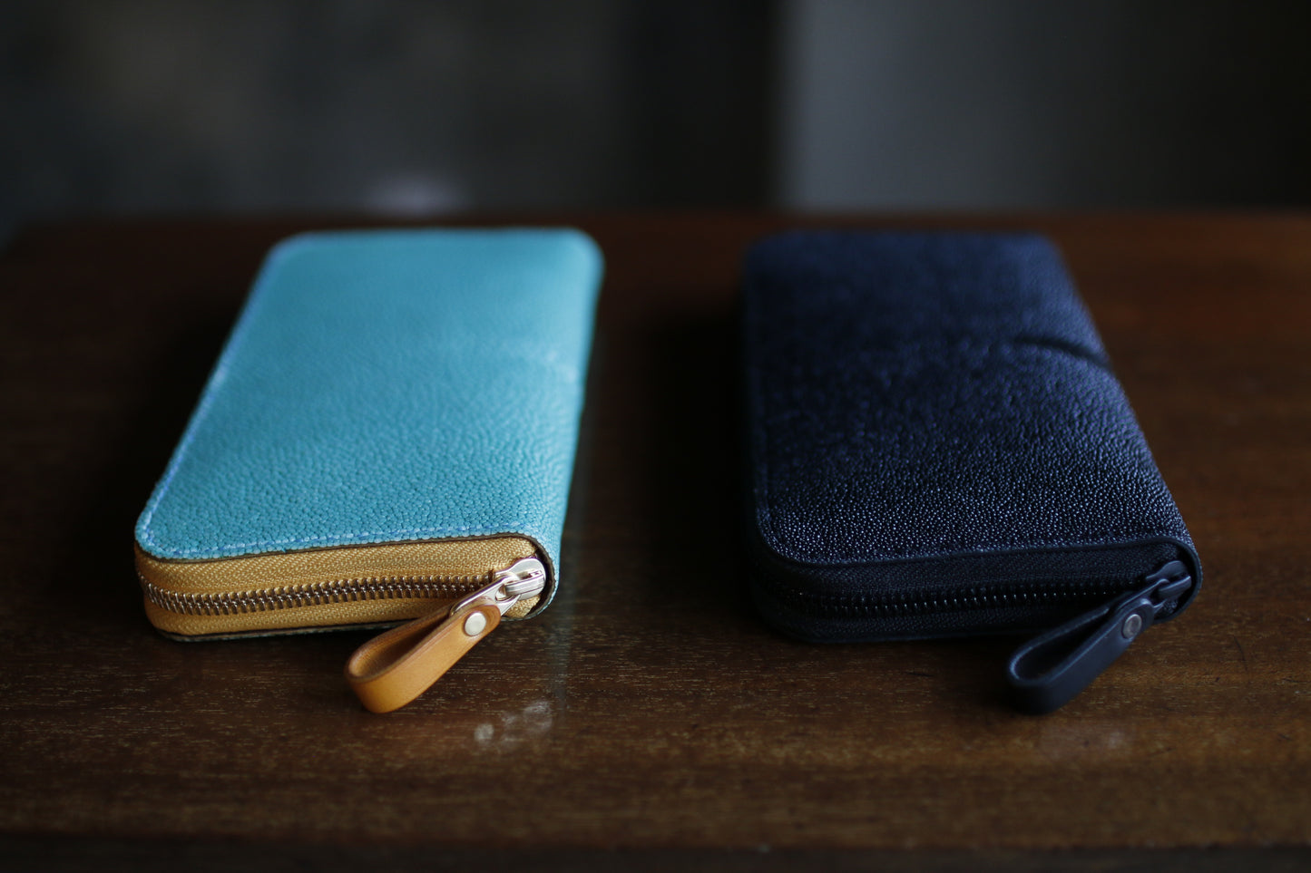 【オーダー】ガルーシャ総手縫いラウンドZIPウォレット