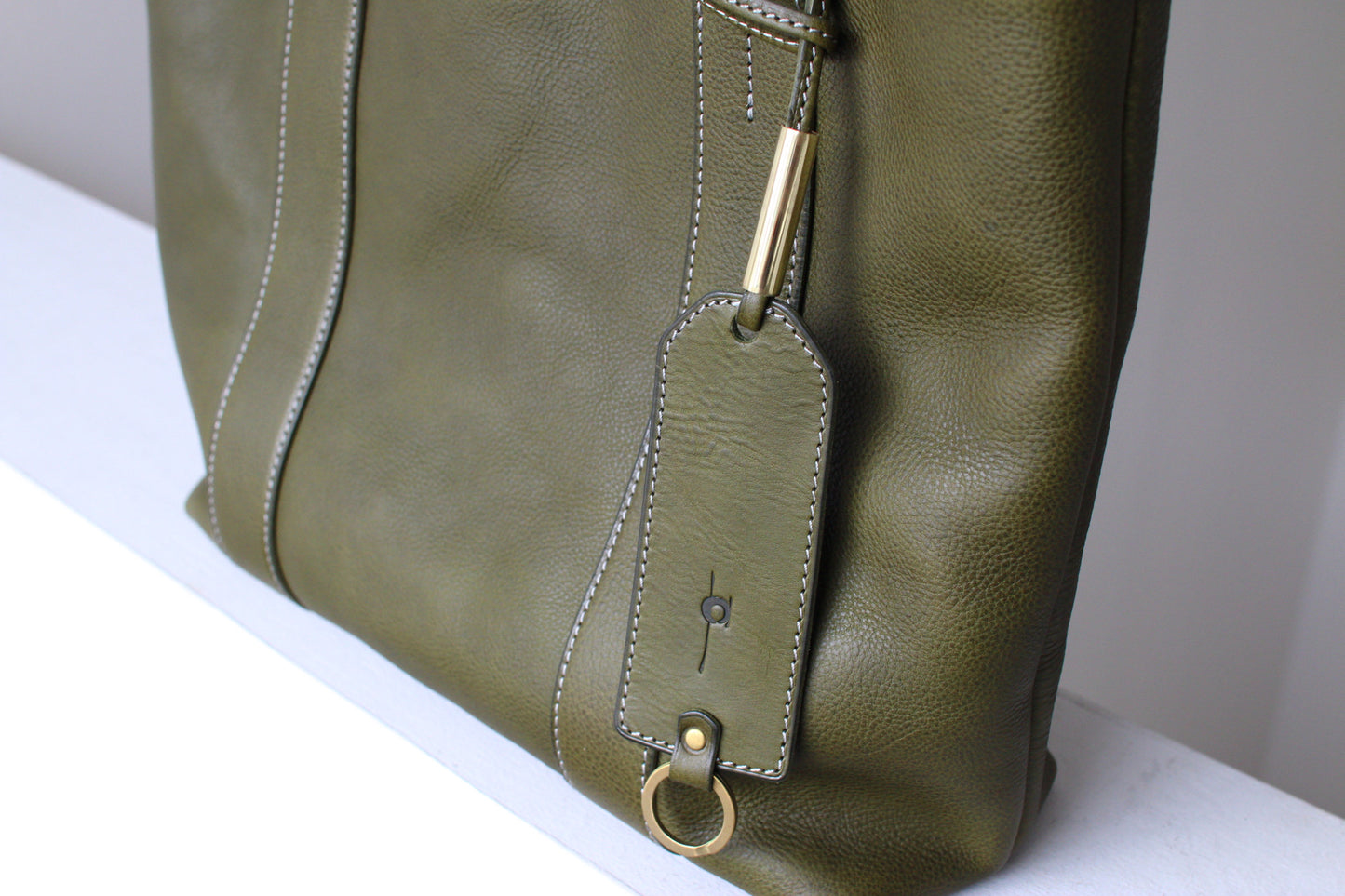 【オーダー】オリーブ色のトートバッグ