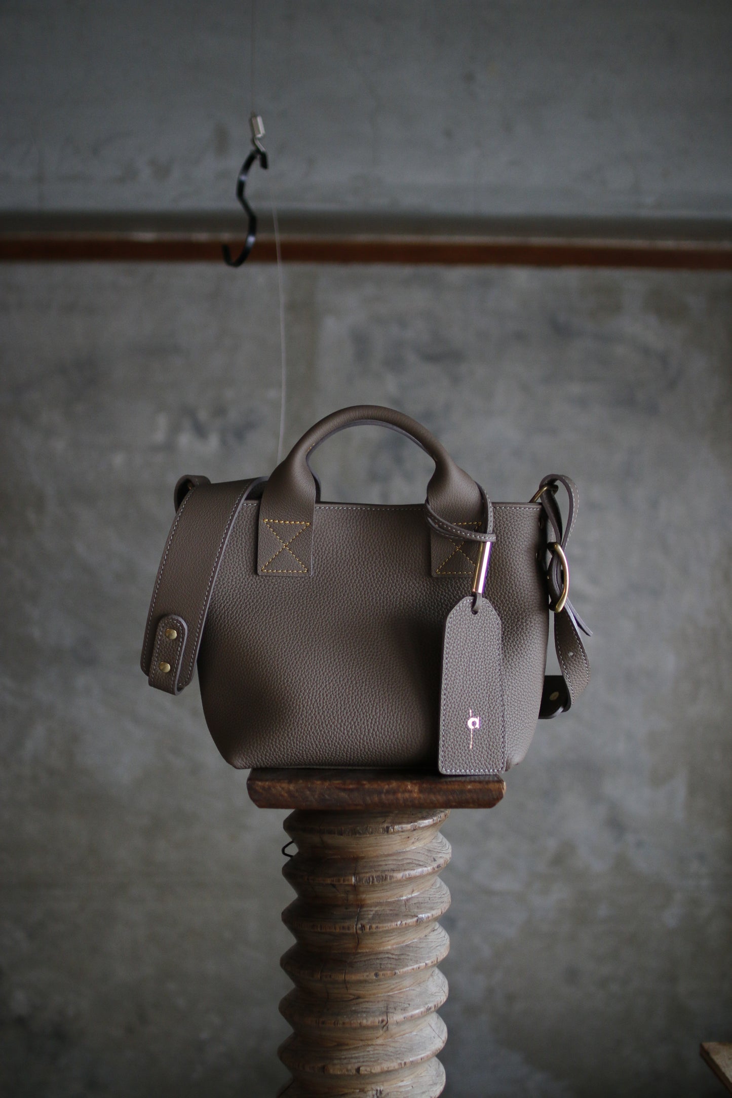 【オーダー】シュランケンカーフ仕立てのミニトート