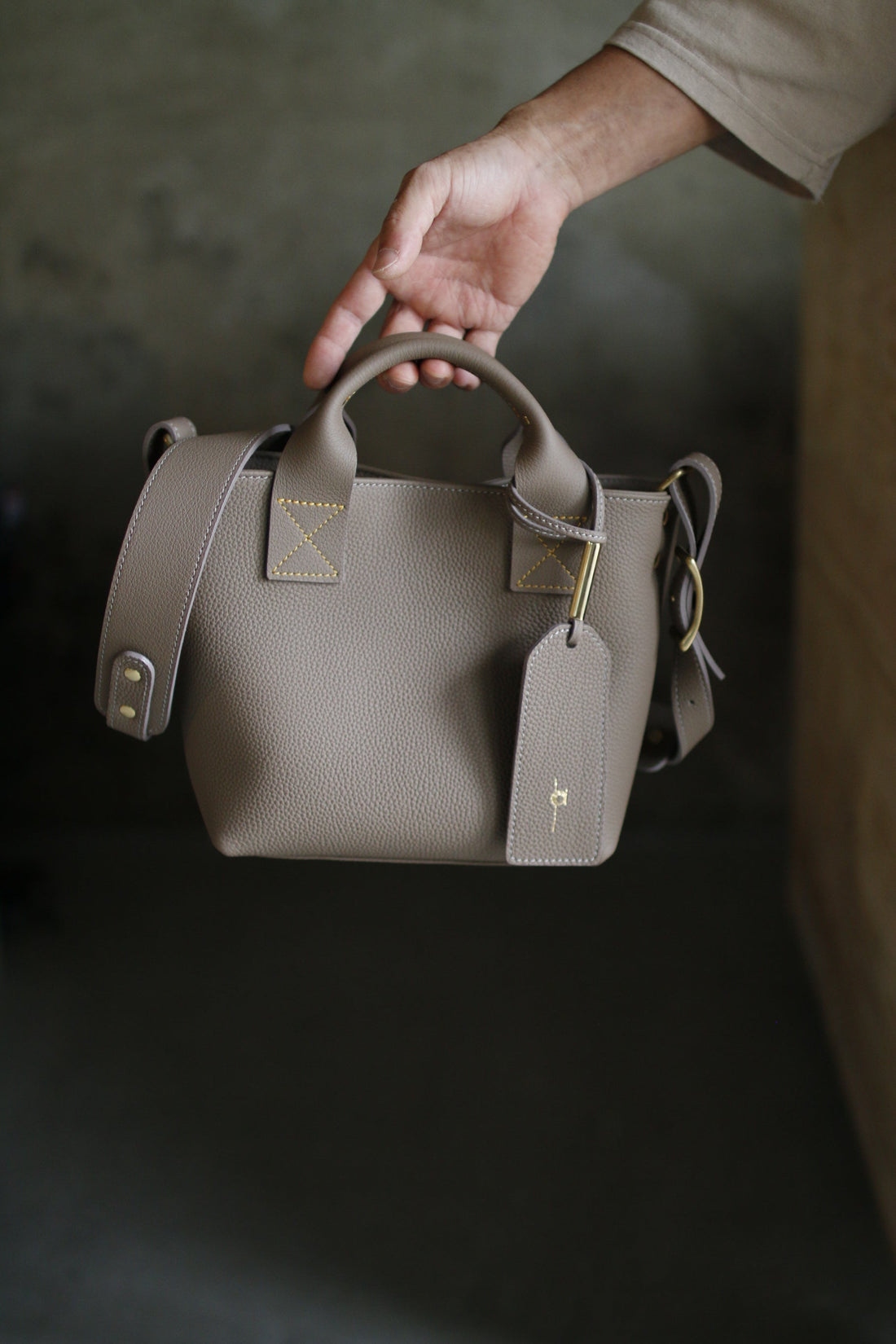 ドイツシュリンク仕立てのミニトート【Bespoke series】