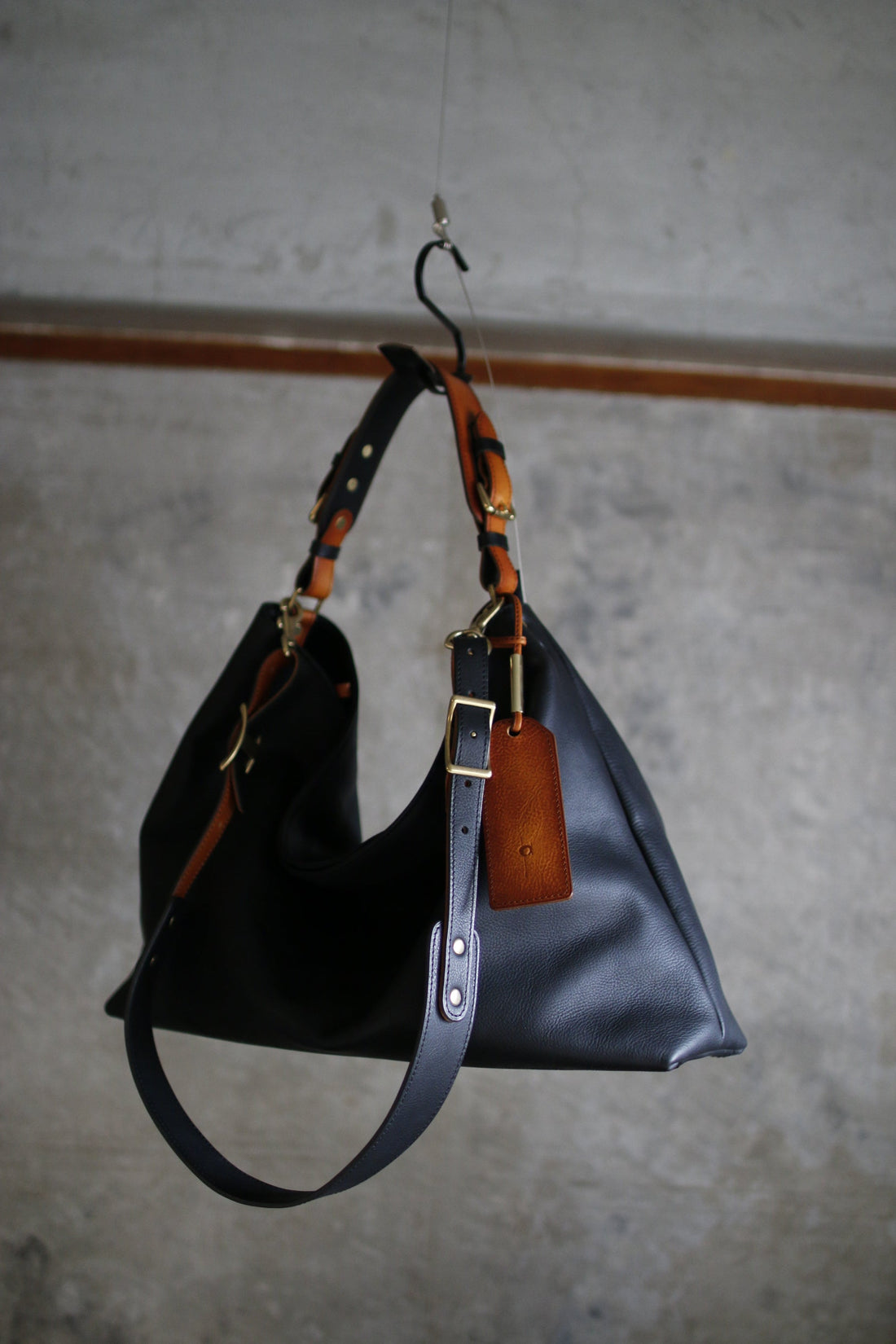 くたっとしたワンショルダーバッグカスタム②【order made】