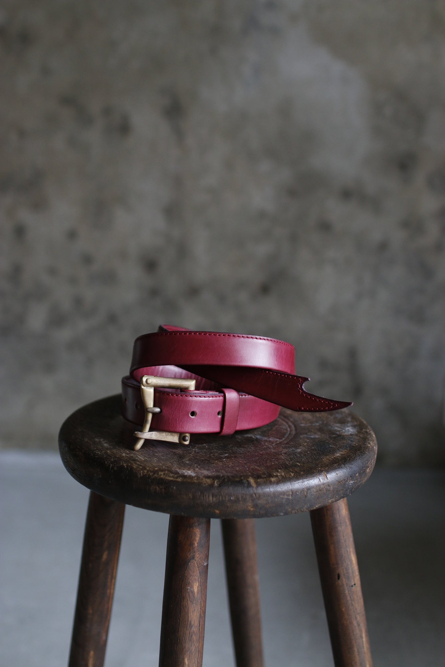 【オーダー】黒錆加工のファイヤーマンバックルベルト