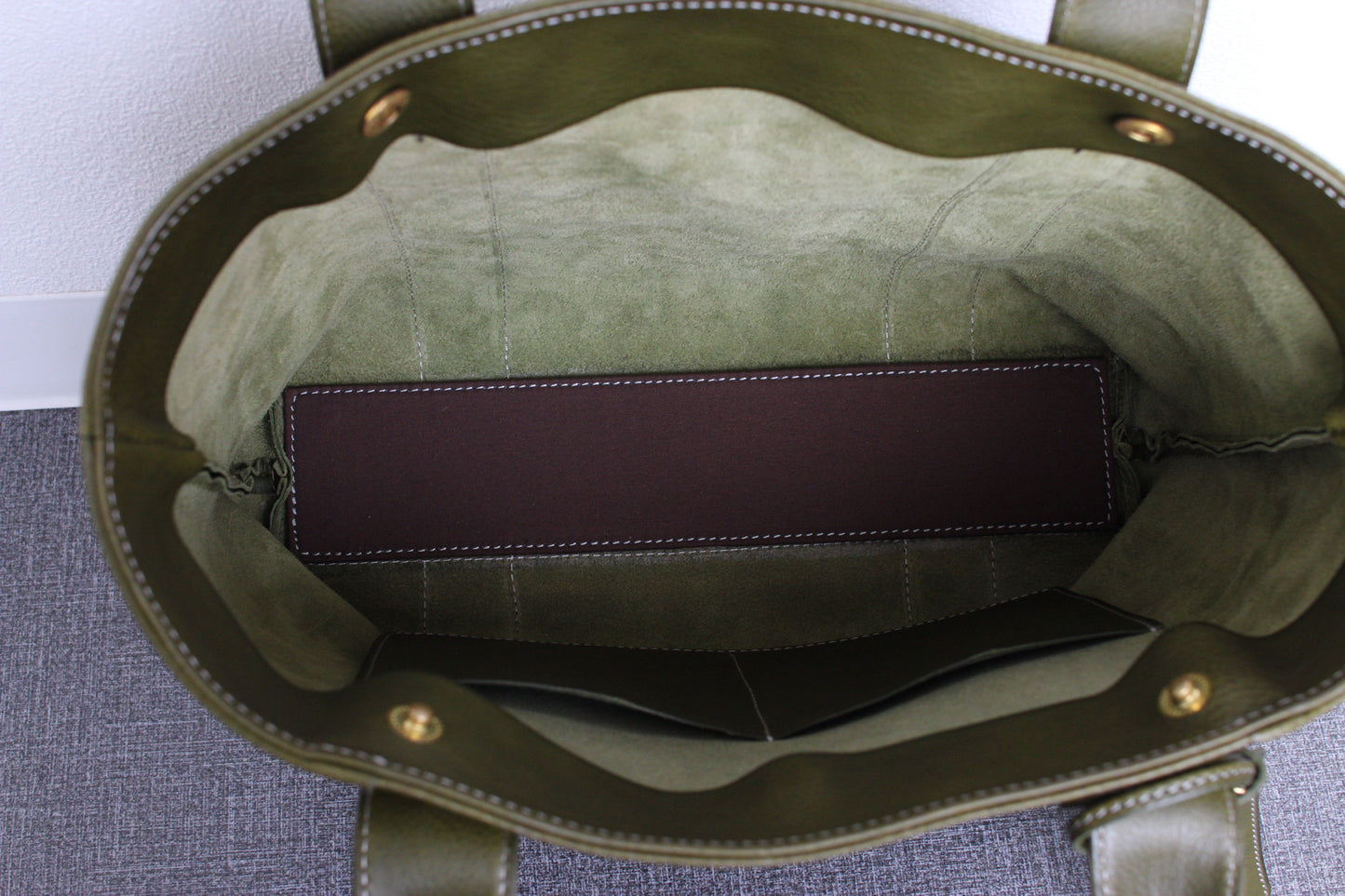 【オーダー】オリーブ色のトートバッグ