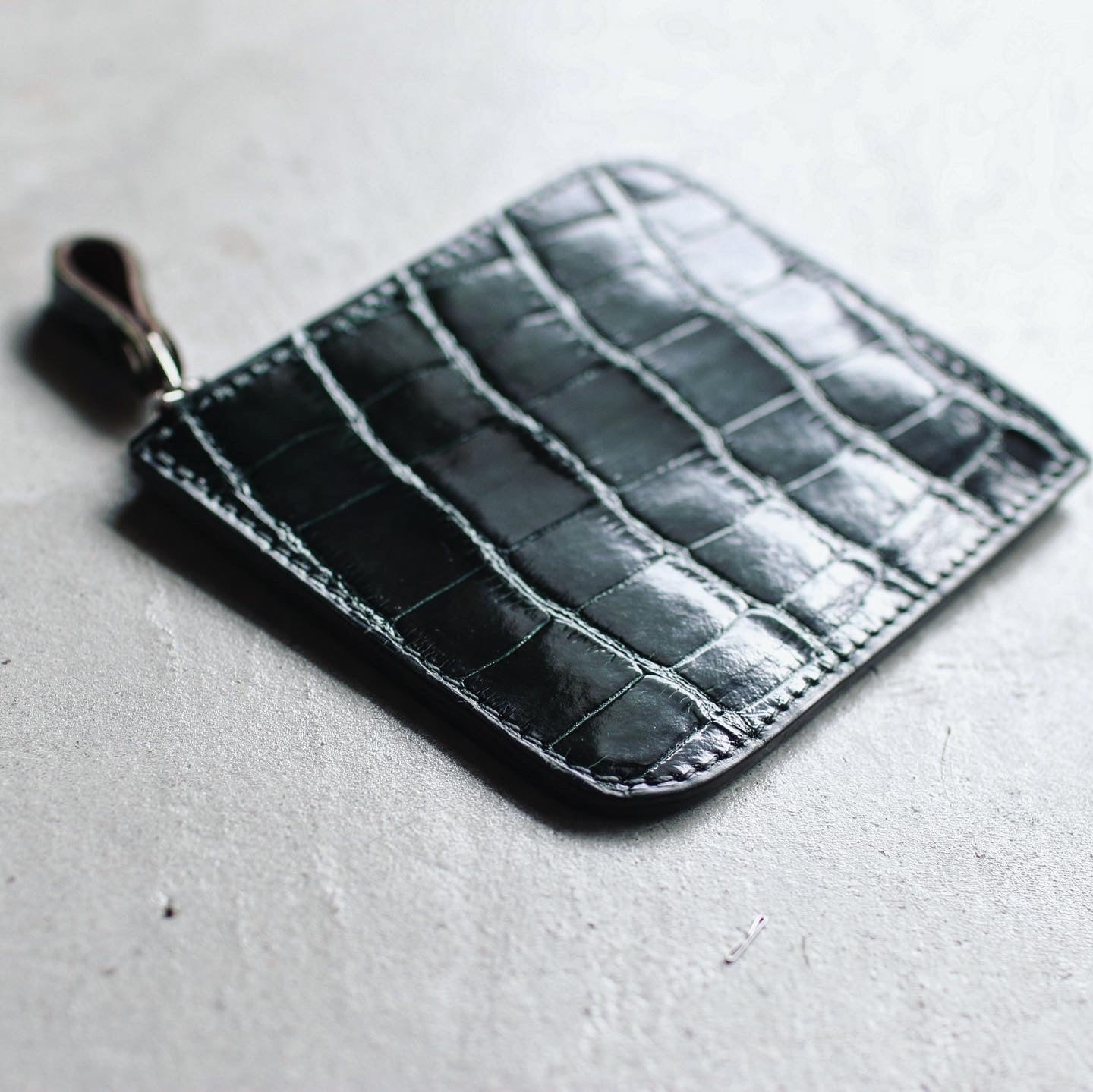 【オーダー】アリゲーターのL字コンパクト財布