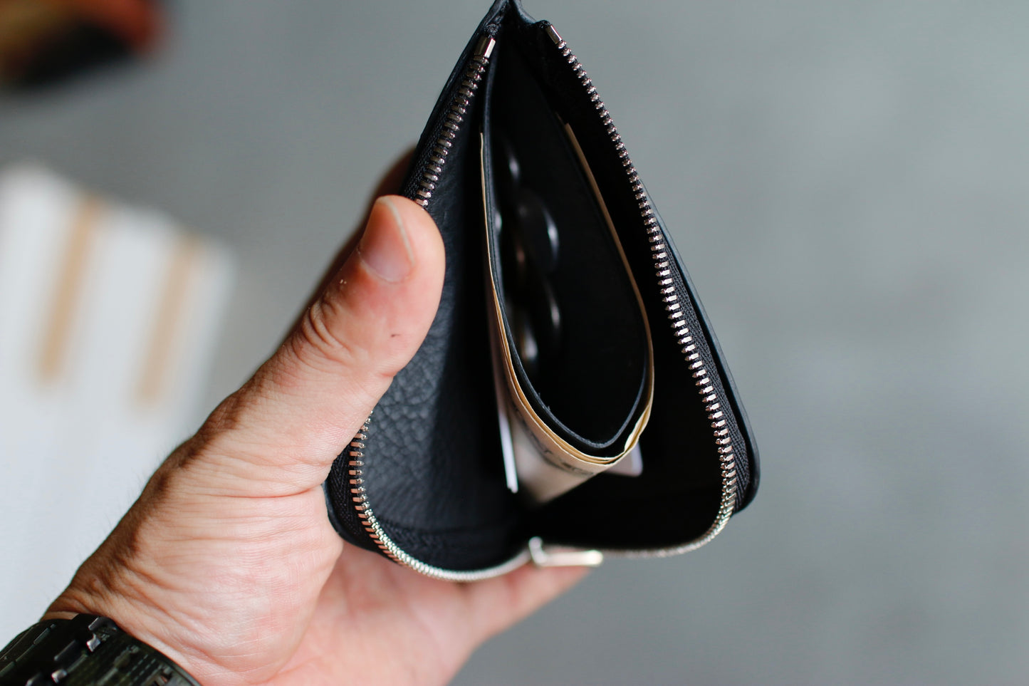 【オーダー】アリゲーターL字コンパクト財布