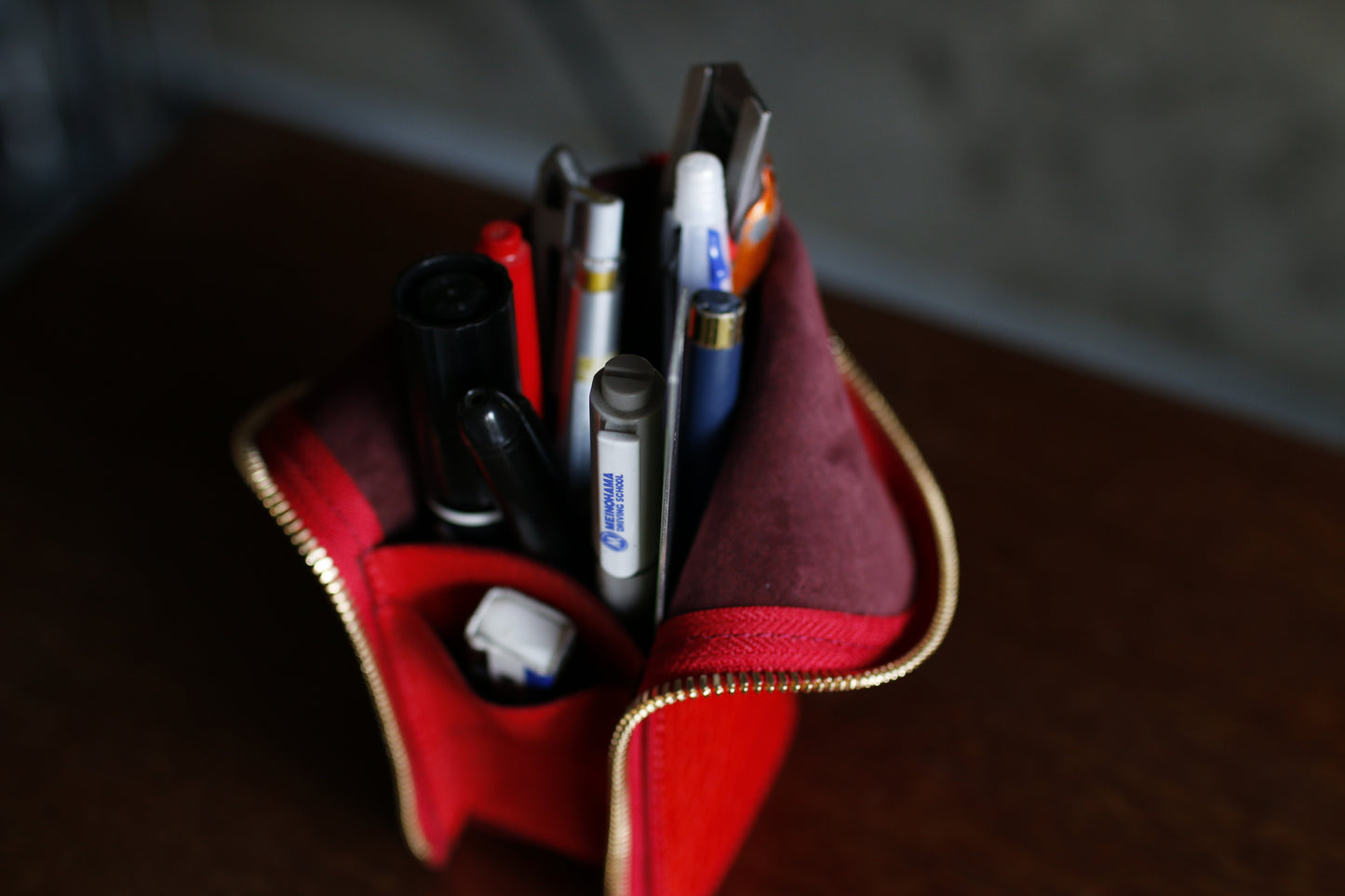 【オーダー】アリゲーターレザーのペンケース