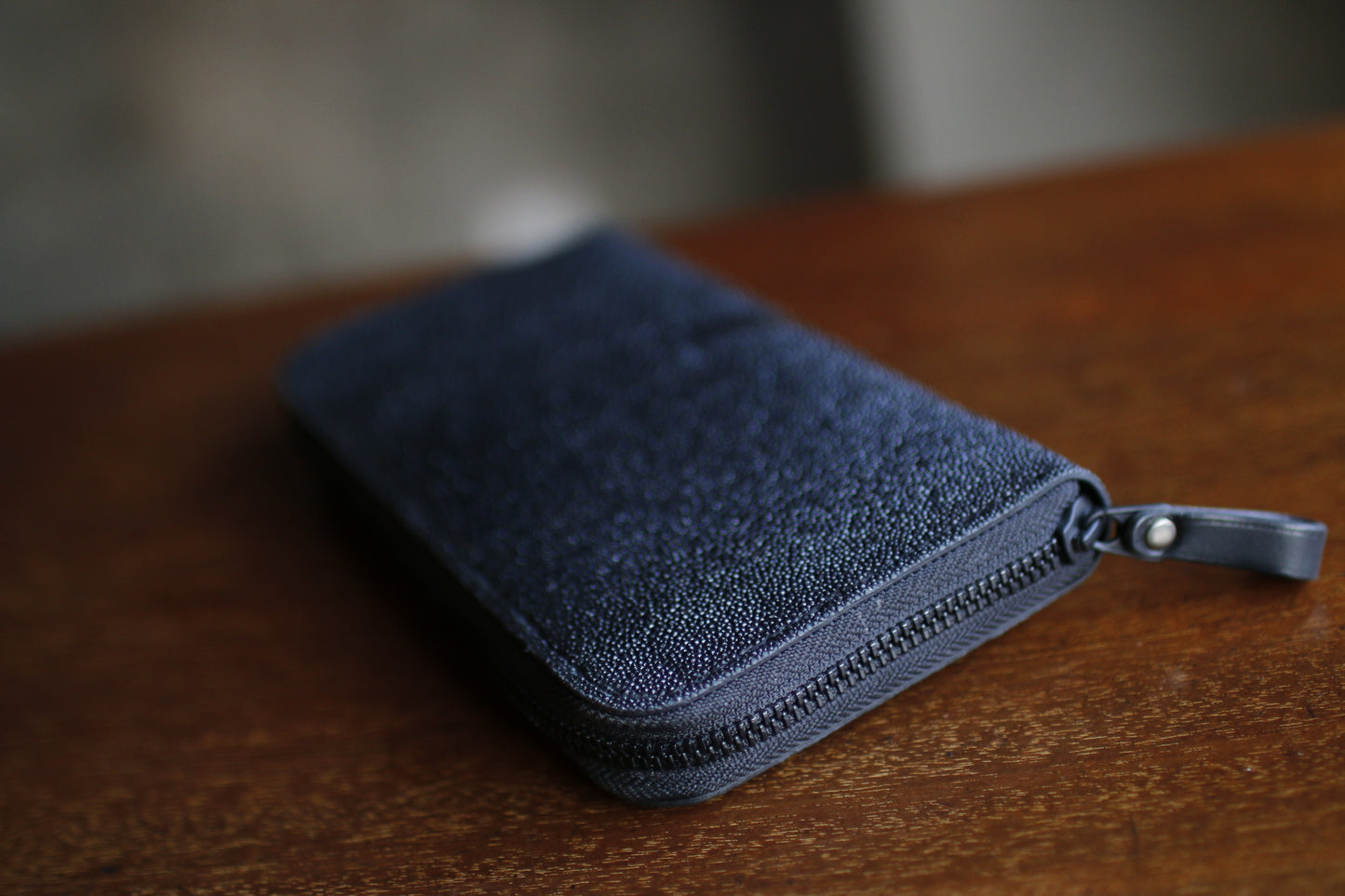 【オーダー】ガルーシャ総手縫いラウンドZIPウォレット