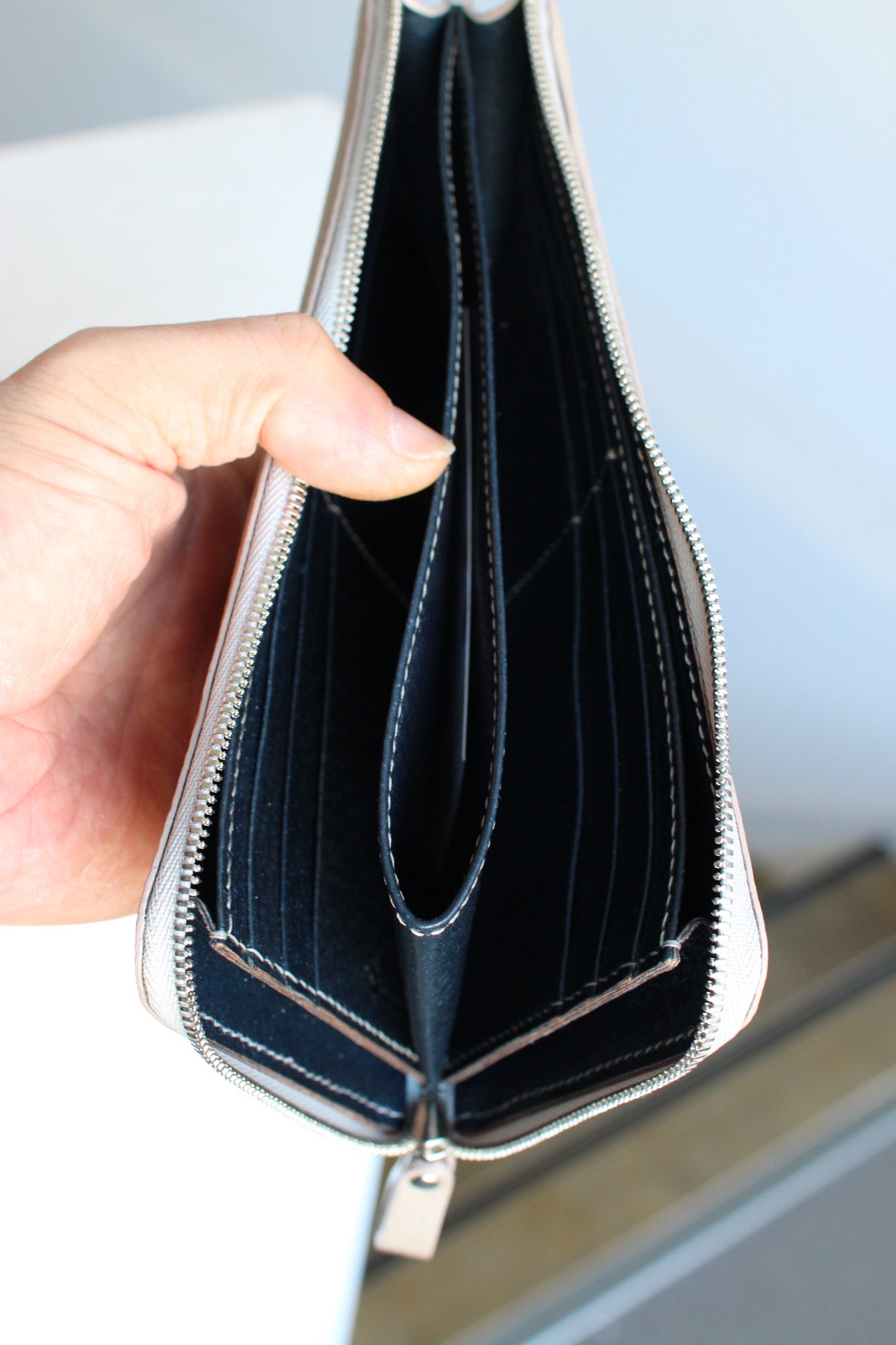 【オーダー】総手縫いL字ファスナー長財布