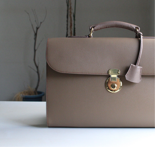 【オーダー】クラシック錠前クラッチバッグ（総手縫い仕立て）