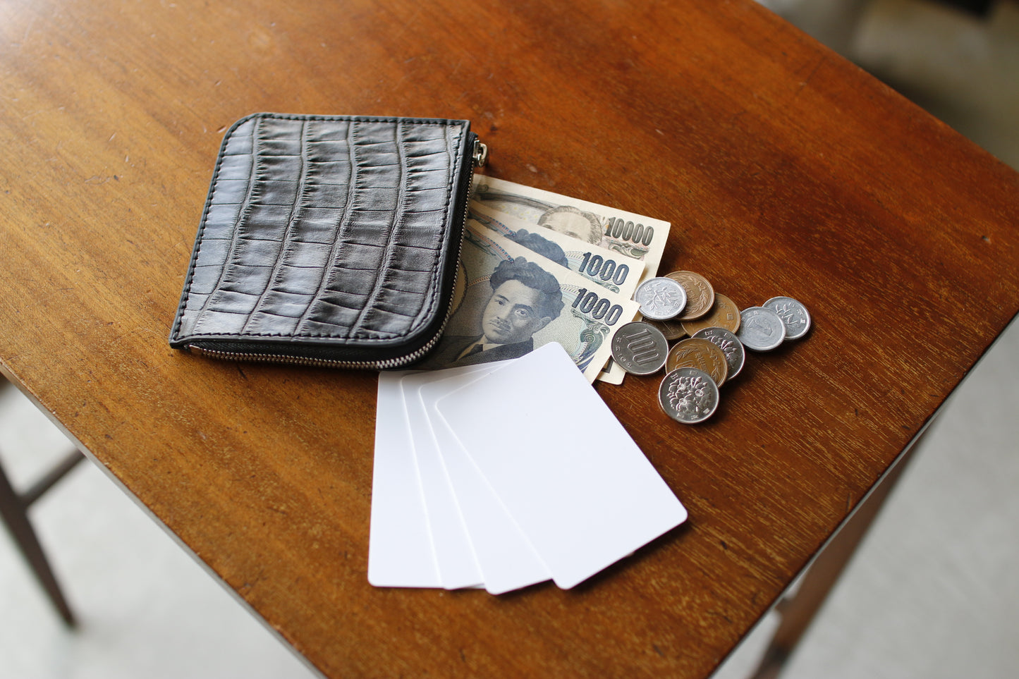 【オーダー】アリゲーターL字コンパクト財布