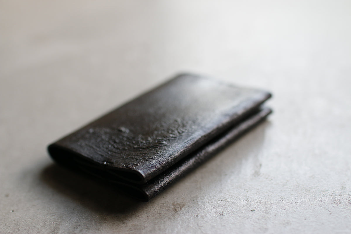 【Akiwo Hidaka / 漆皮】Card Case / Black