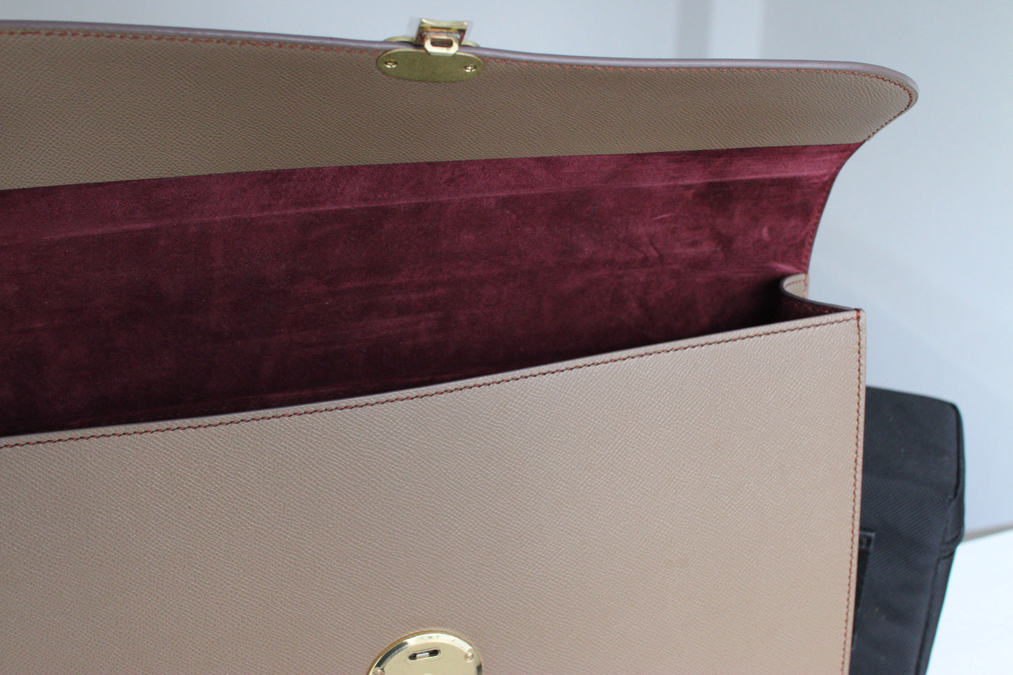 【オーダー】クラシック錠前クラッチバッグ（総手縫い仕立て）