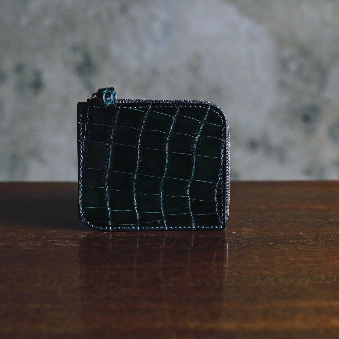 【オーダー】アリゲーターのL字コンパクト財布