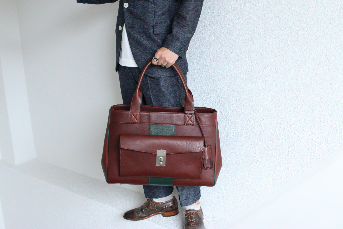 【オーダー】ビジネスボストンバッグ