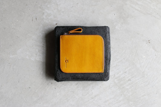 【オーダー】イエロー（カラーオーダー）のL字コンパクト財布
