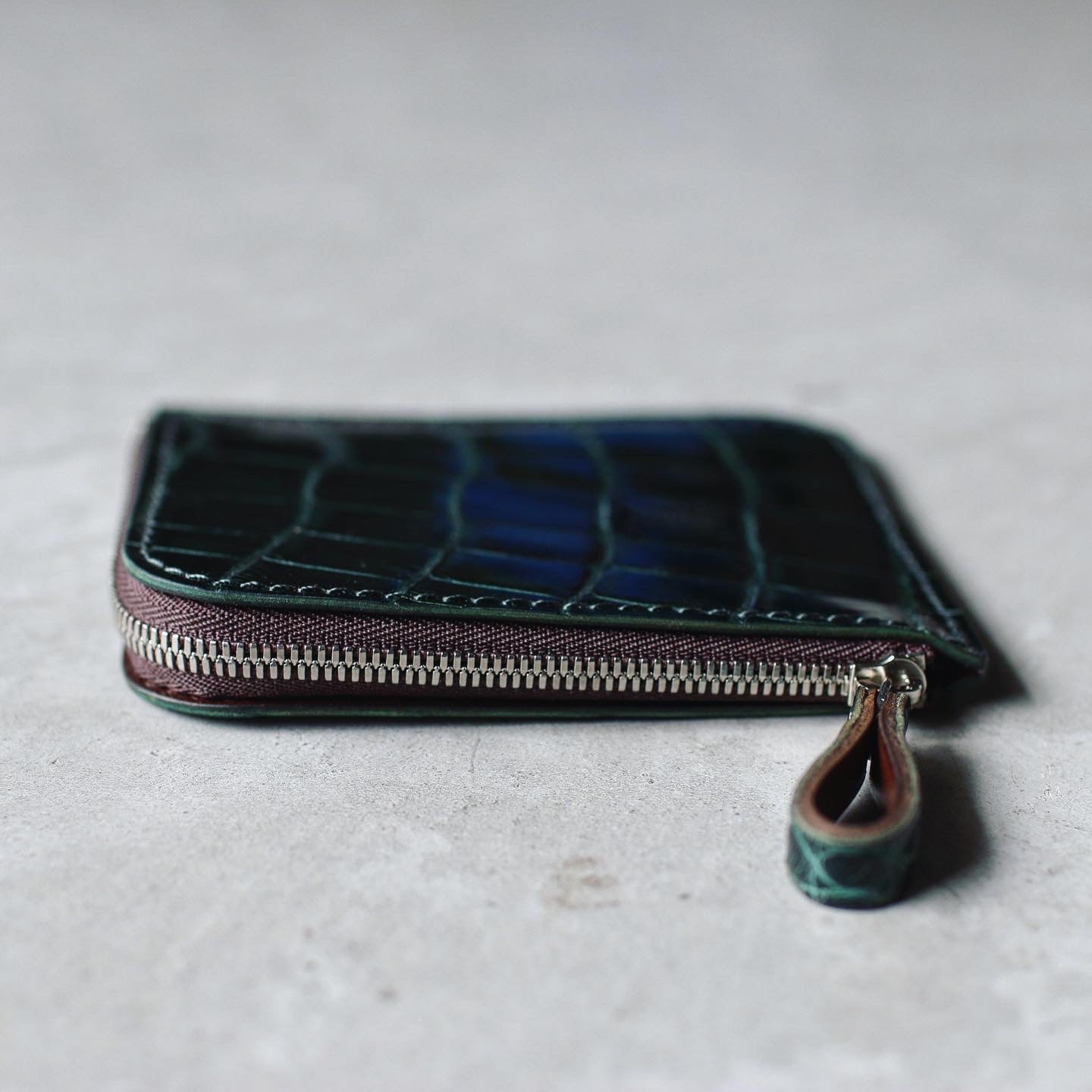 【オーダー】アリゲーターのL字コンパクト財布