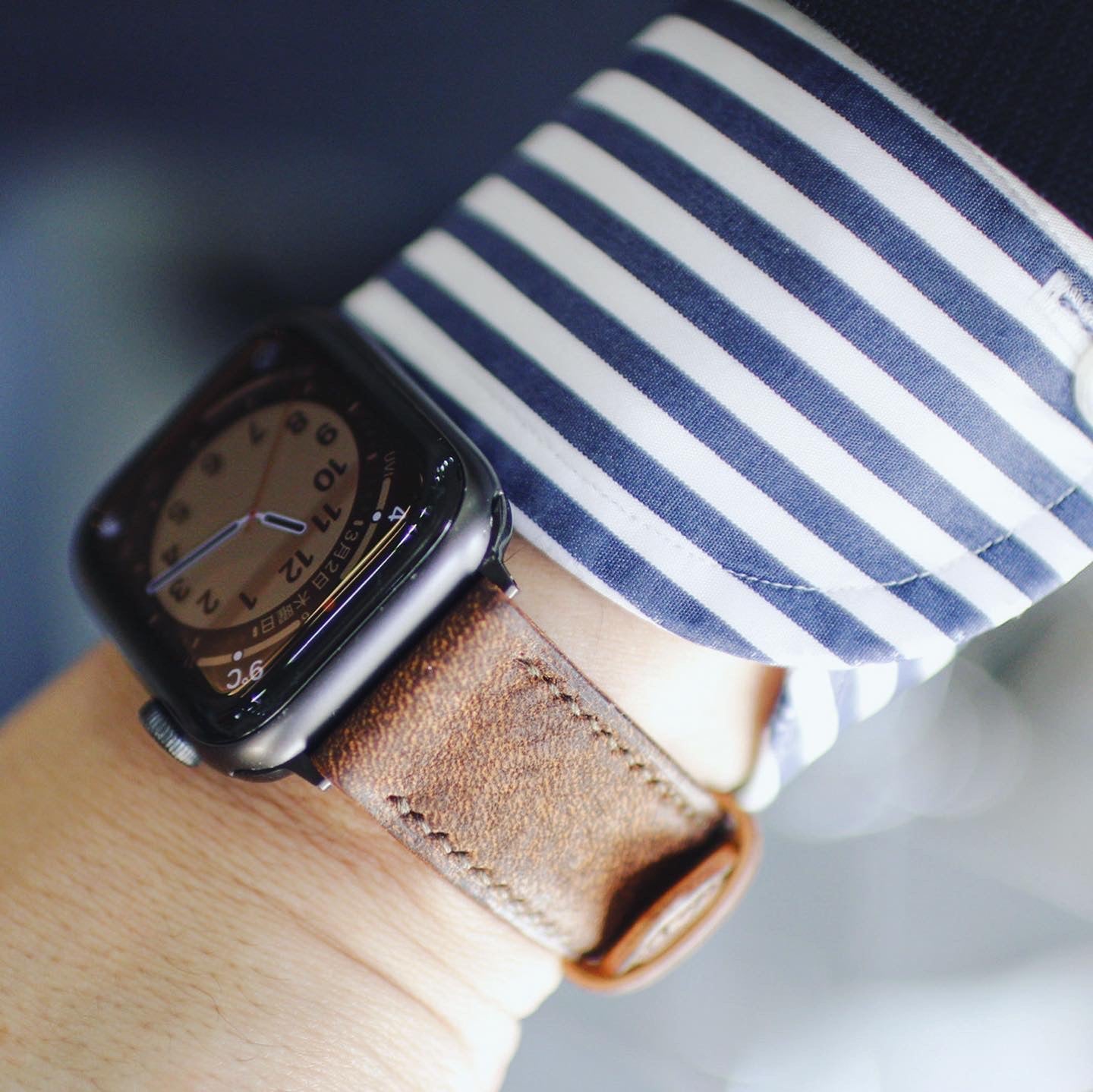 【オーダー】Apple Watch44mmレザーバンド