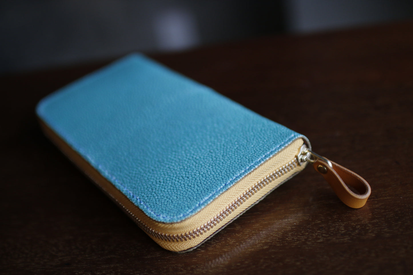 【オーダー】ガルーシャ総手縫いラウンドZIPウォレット