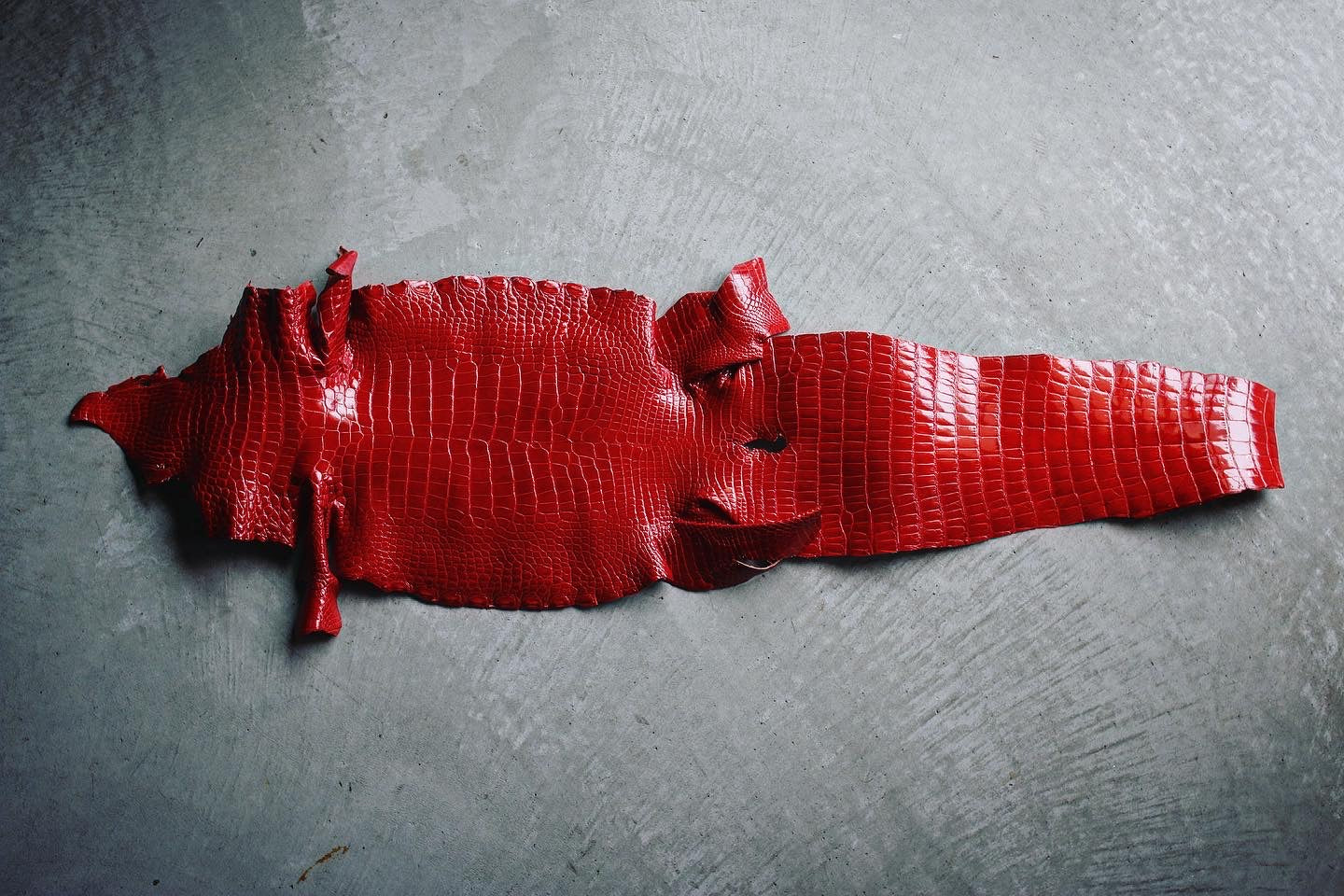 【オーダー】アリゲーターレザーのペンケース