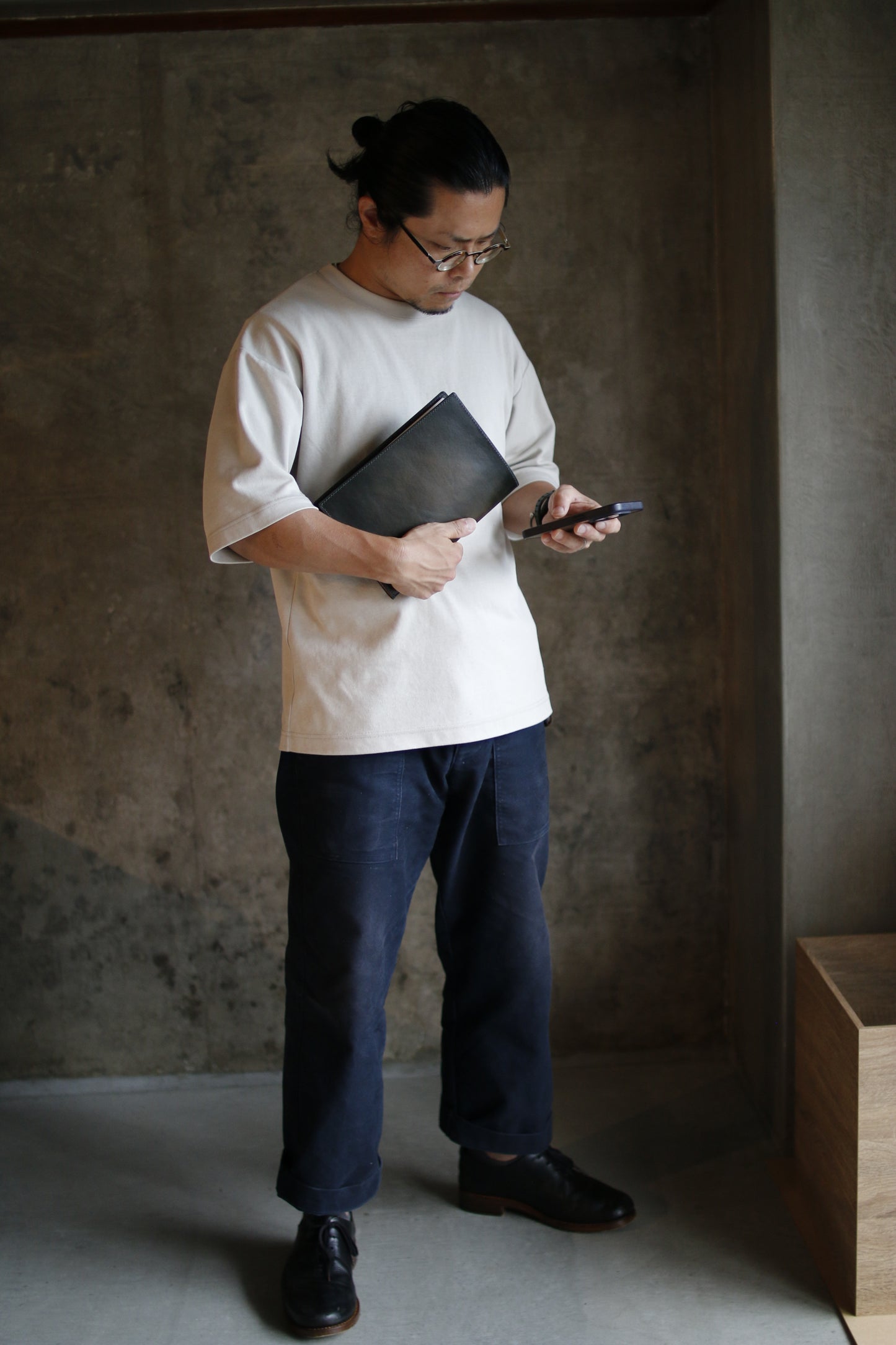 【オーダー】ハンドダイA5ノートカバー