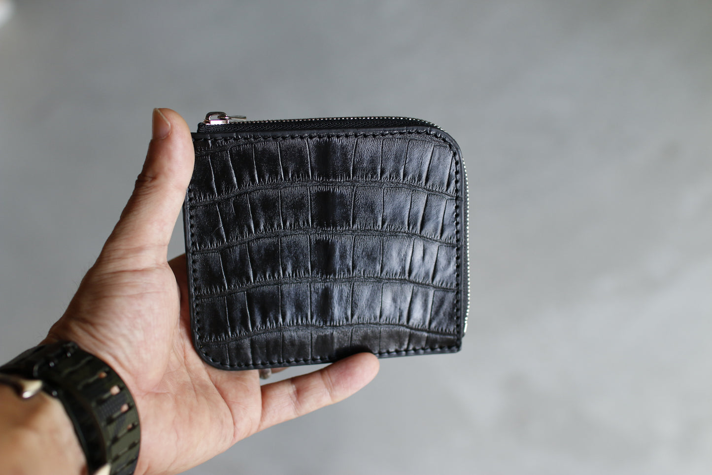 【オーダー】アリゲーターL字コンパクト財布