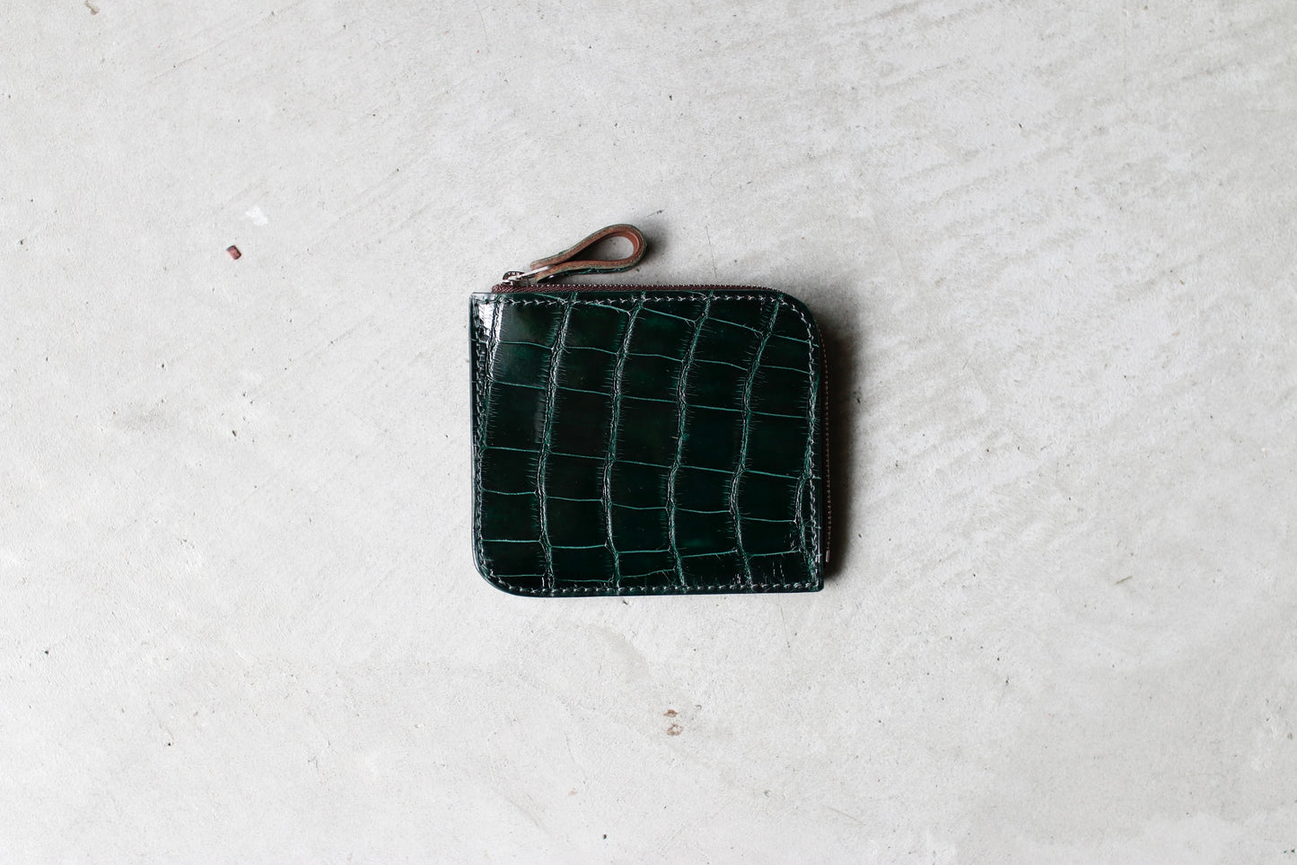 【オーダー】アリゲーターのL字コンパクト財布