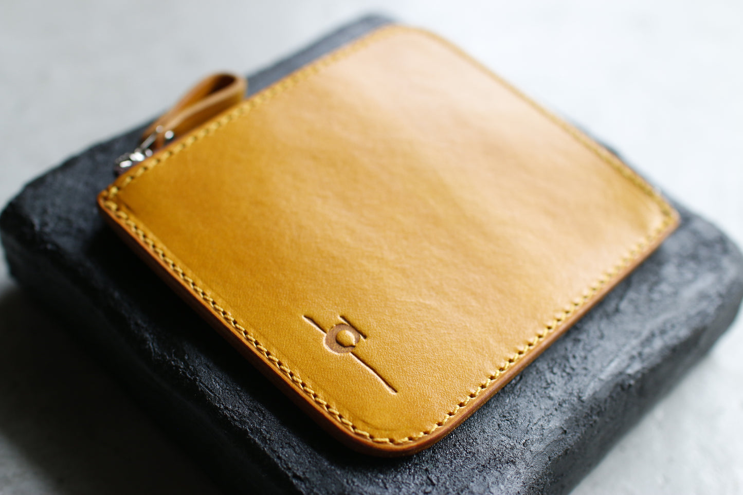 【オーダー】イエロー（カラーオーダー）のL字コンパクト財布