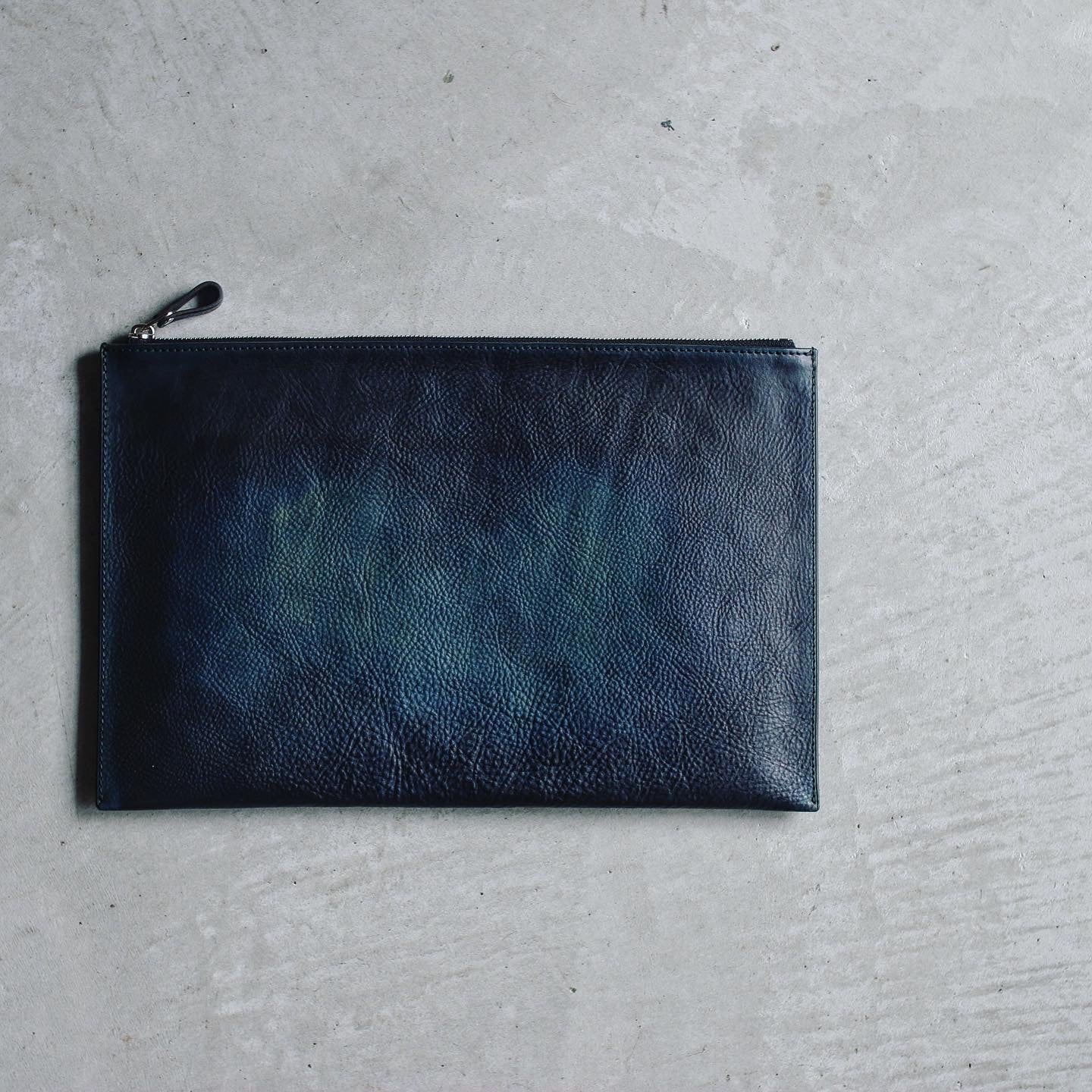 【オーダー】ハンドダイのドキュメントクラッチバッグ