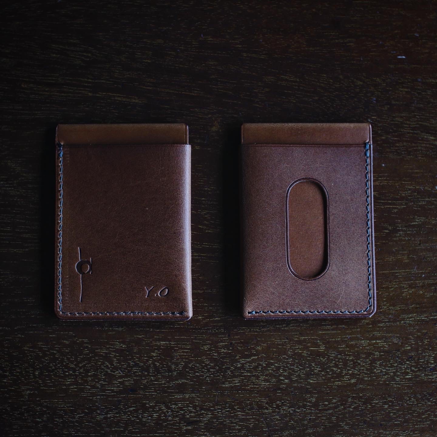 【オーダー】イニシャル焼印入りパスケース