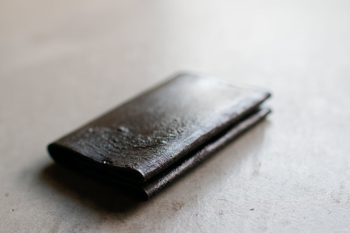 【Akiwo Hidaka / 漆皮】Card Case / Black