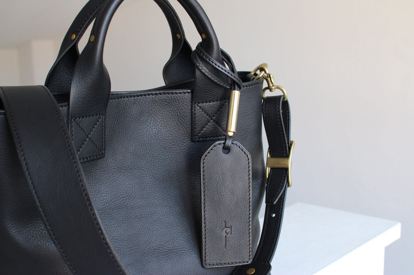 【オーダー】ストラップをカスタマイズしたミディアムトートバッグ