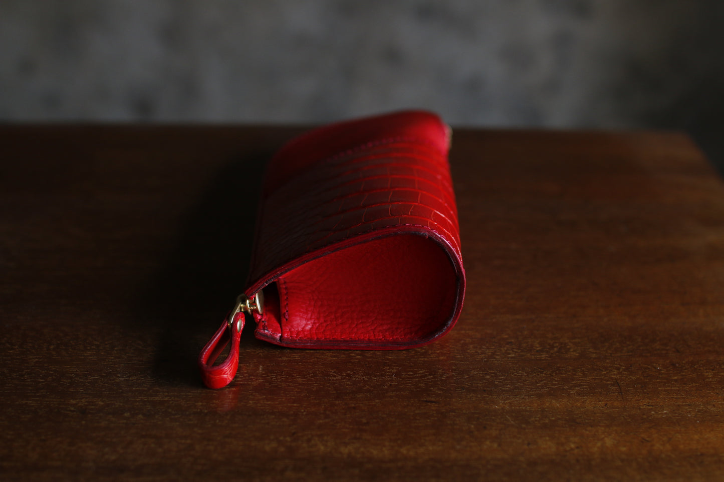 【オーダー】アリゲーターレザーのペンケース