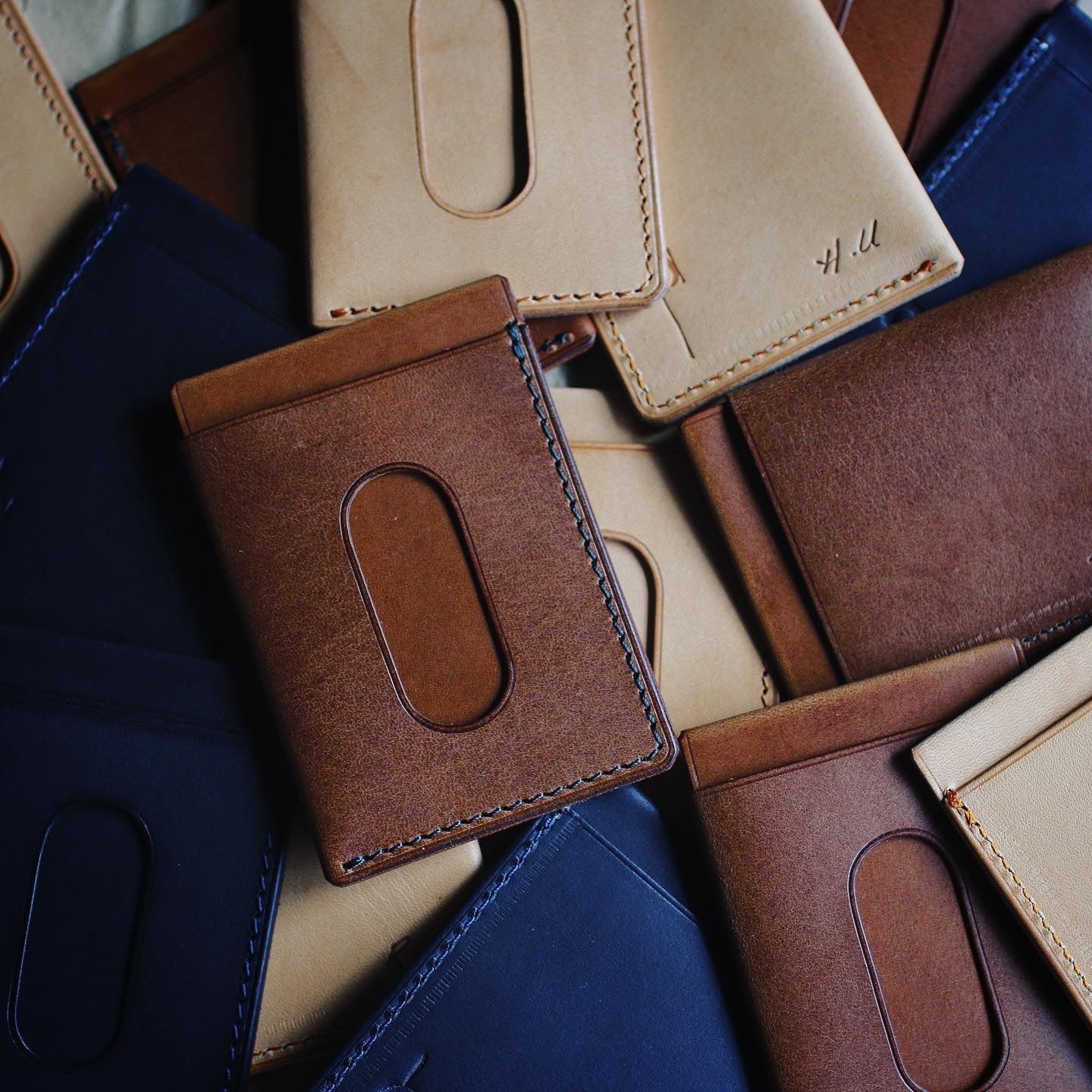 【オーダー】イニシャル焼印入りパスケース