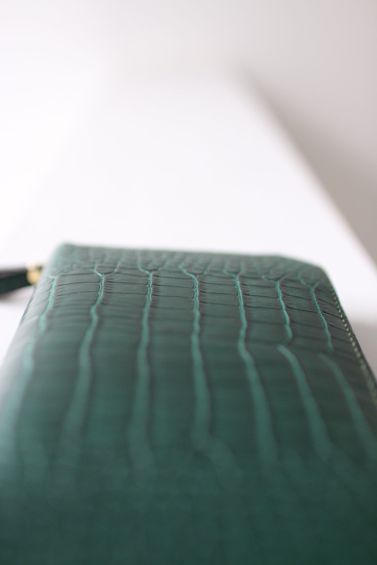 【オーダー】アリゲーター総手縫いラウンドZIPウォレット収納多め