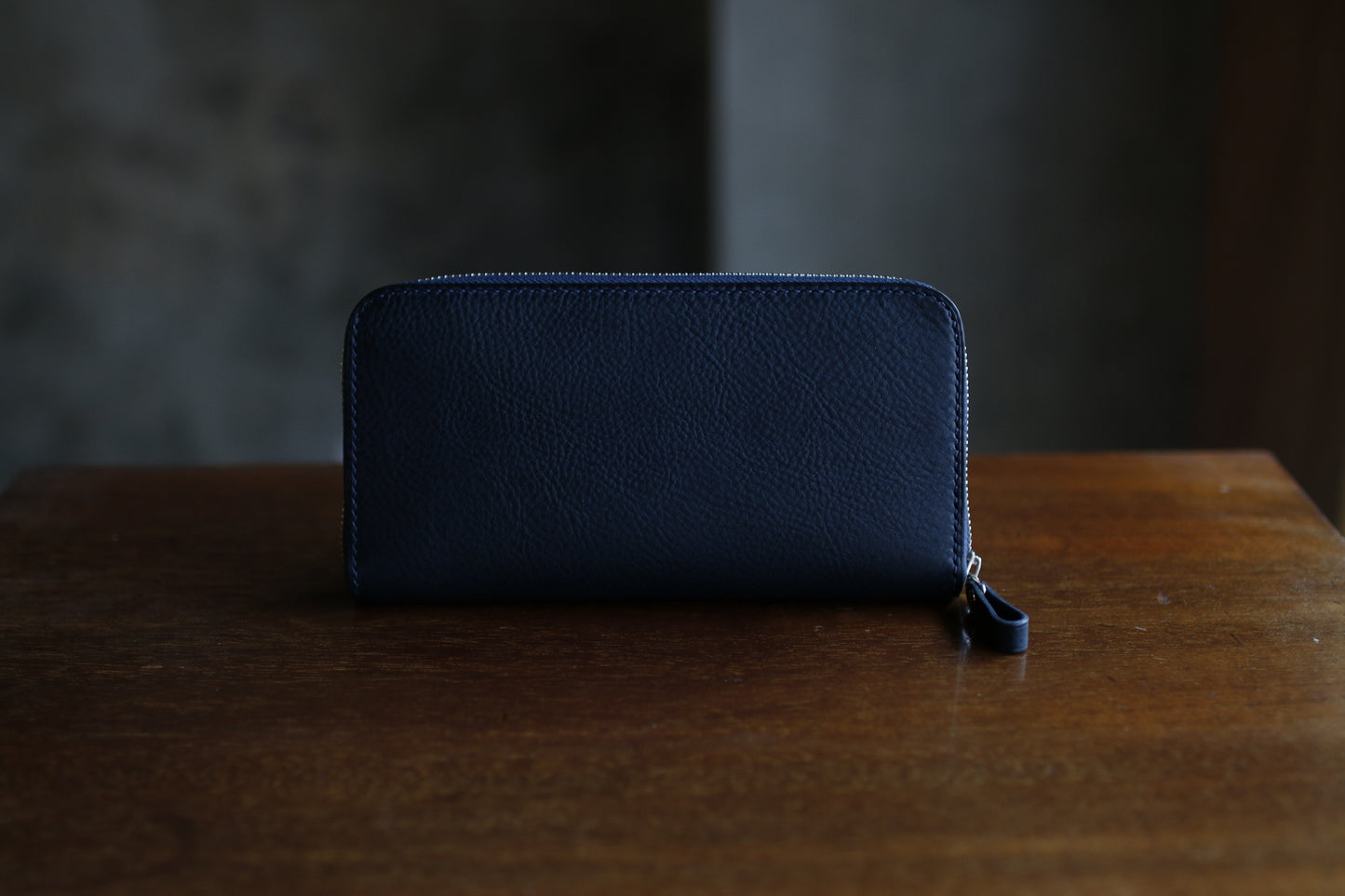 【オーダー】レーザー彫刻の総手縫いラウンドZIP長財布