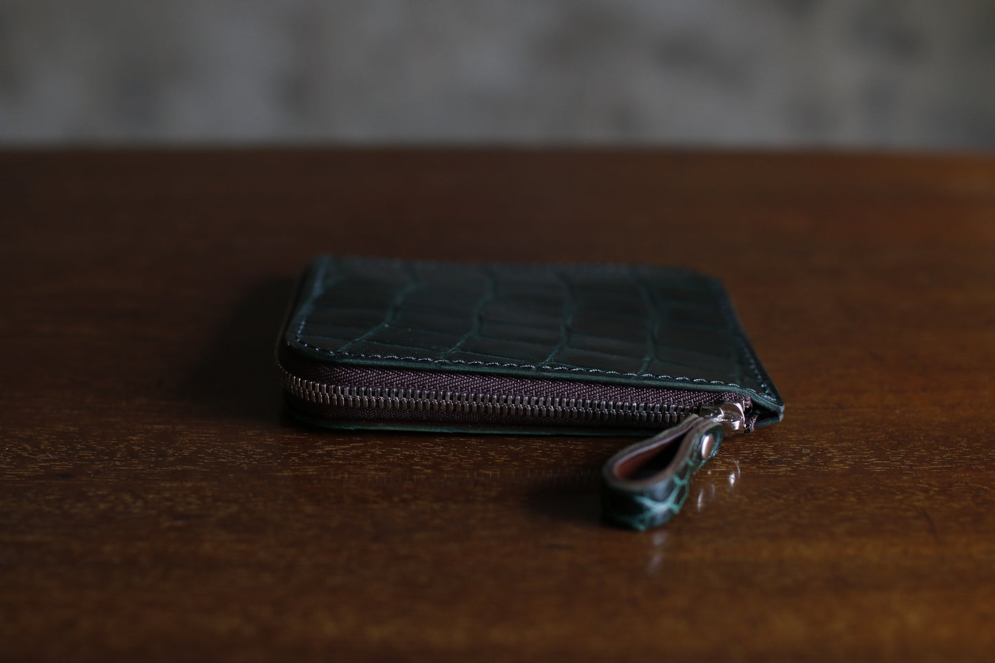 【オーダー】アリゲーターのL字コンパクト財布