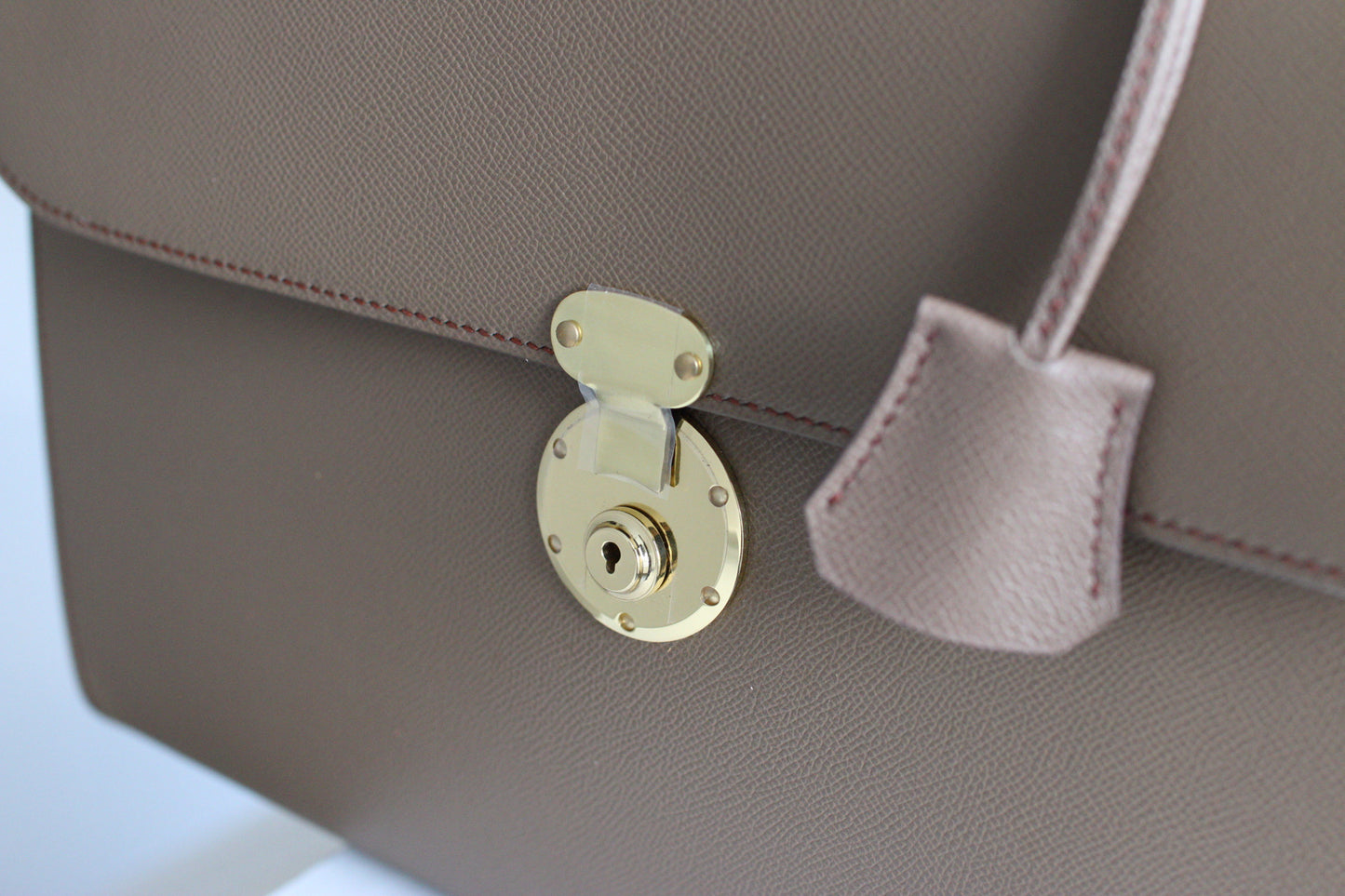 【オーダー】クラシック錠前クラッチバッグ（総手縫い仕立て）