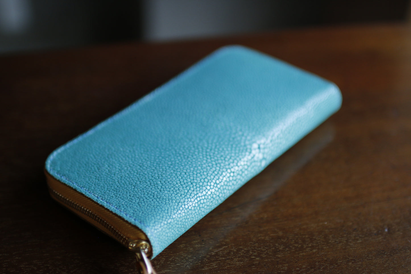 【オーダー】ガルーシャ総手縫いラウンドZIPウォレット