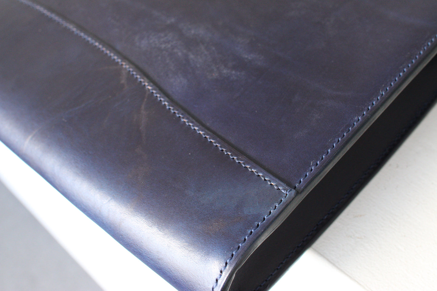 【オーダー】総手縫いのブライドルレザークラッチバッグ