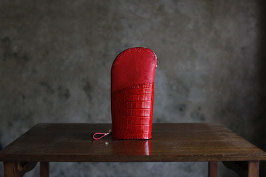 【オーダー】アリゲーターレザーのペンケース