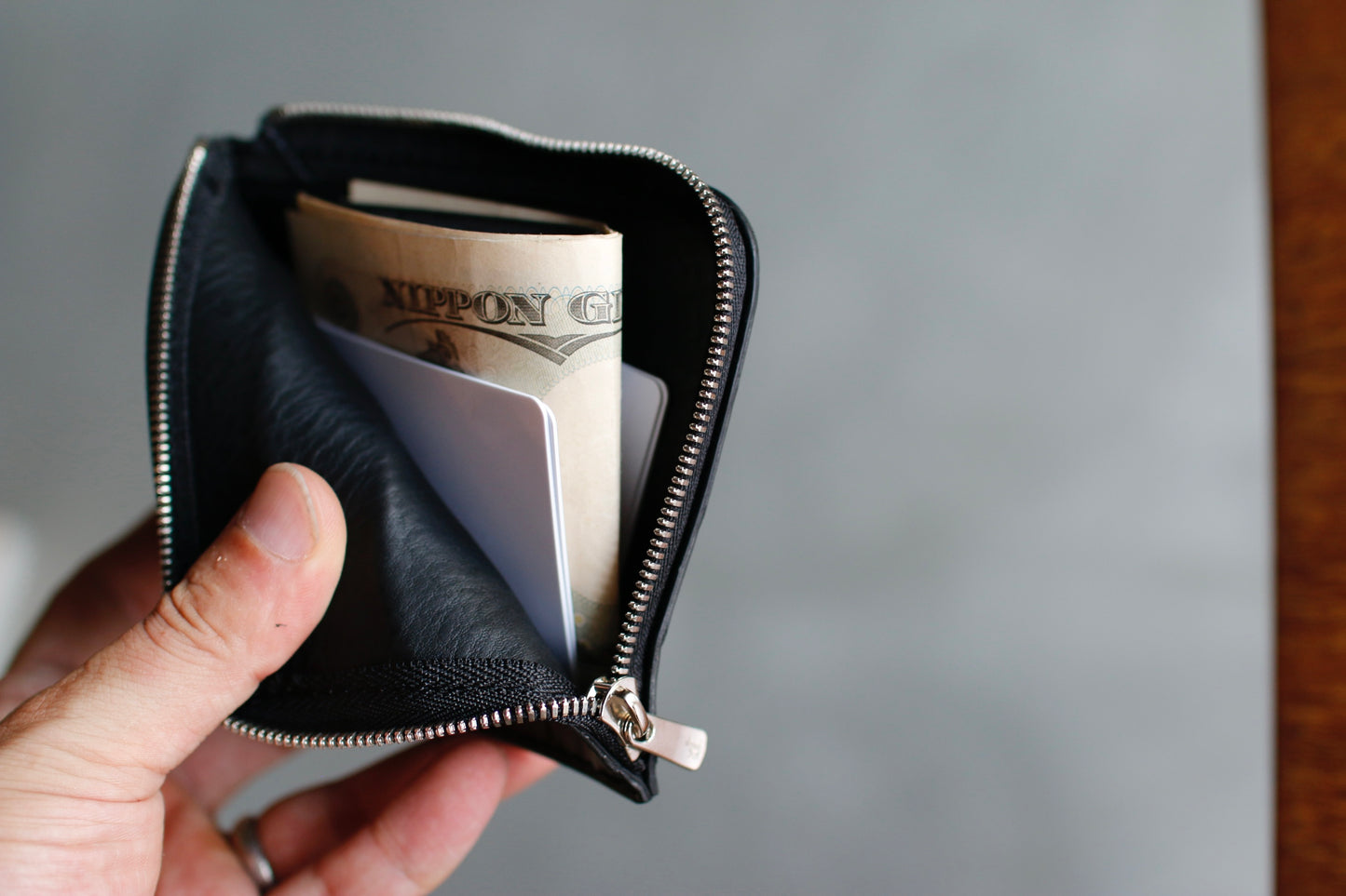 【オーダー】アリゲーターL字コンパクト財布