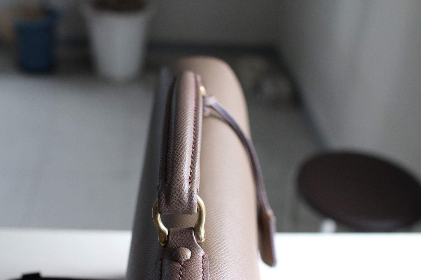 【オーダー】クラシック錠前クラッチバッグ（総手縫い仕立て）