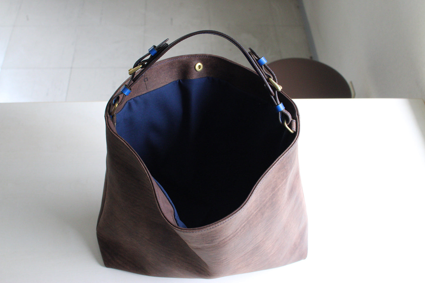 【オーダー】ワンショルダーバッグ（アズーロエマローネ）