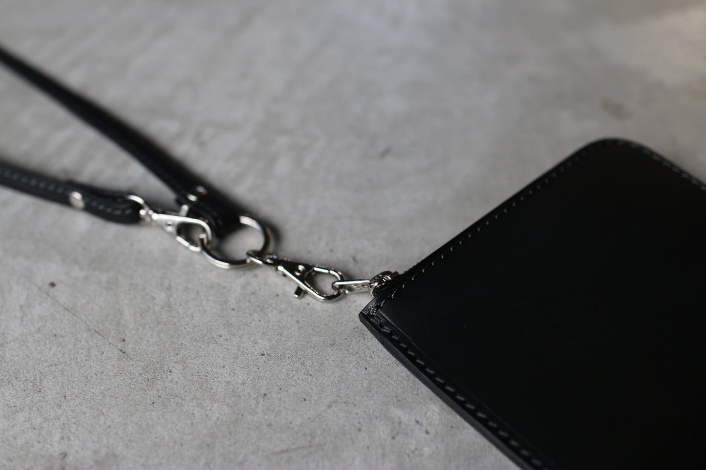 【オーダー】ネックストラップ付きL字コンパクト財布