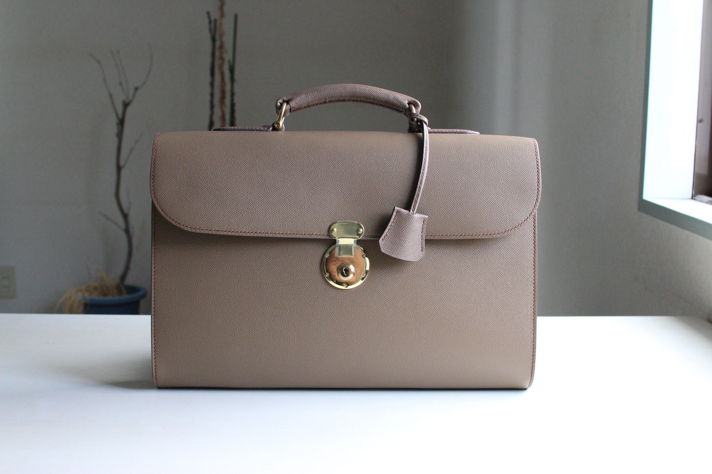 【オーダー】クラシック錠前クラッチバッグ（総手縫い仕立て）