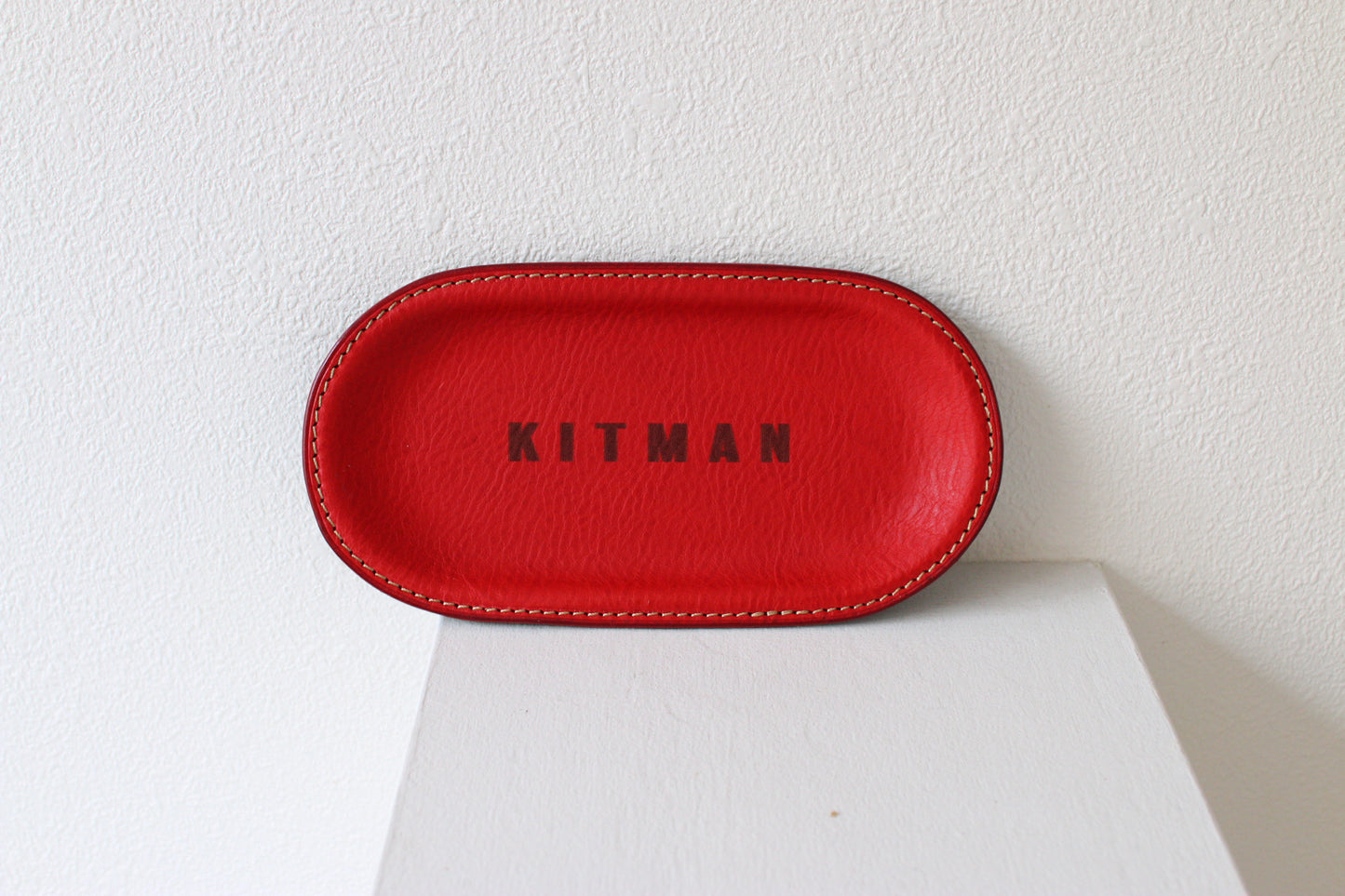 【オーダー】レザーの質感を感じるキャッシュトレイ※レーザー加工ロゴver.