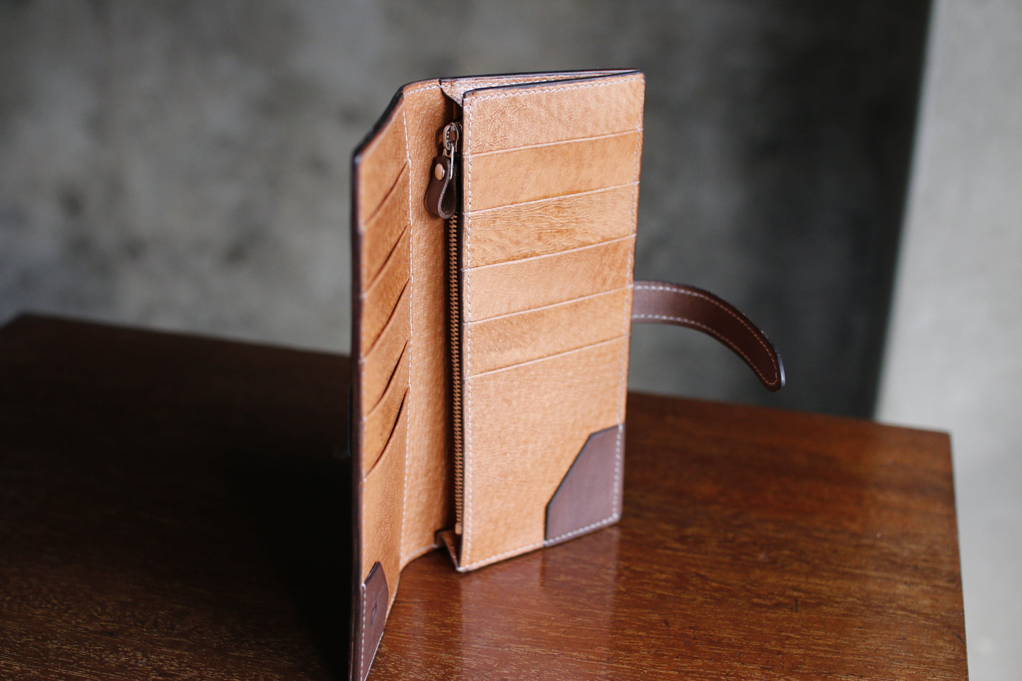 【オーダー】長財布ベルト差込み※総手縫い