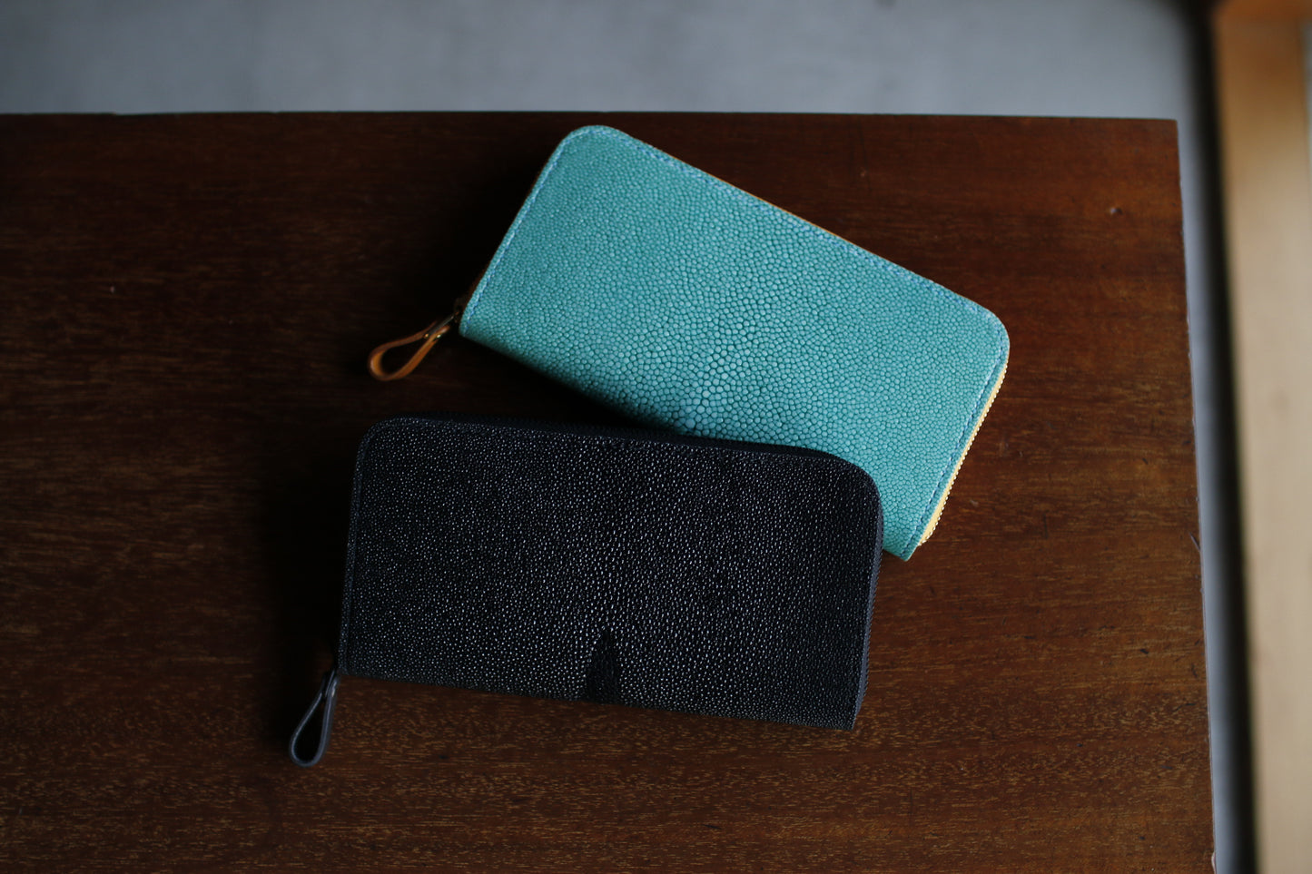 【オーダー】ガルーシャ総手縫いラウンドZIPウォレット