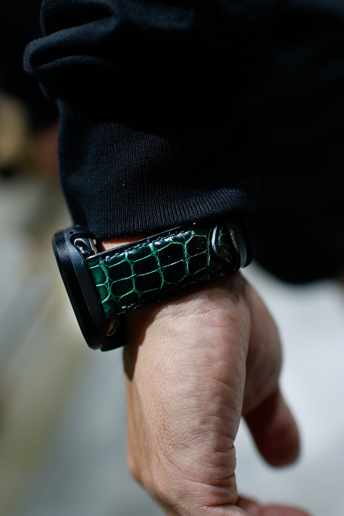 【オーダー】Apple Watch Ultra用アリゲーターレザーバンド